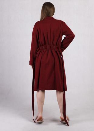 Жіночий теплий халат з начьосом рр 46-604 фото