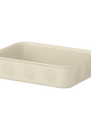 Органайзер, пластик, бежевий, 15x20x5 см