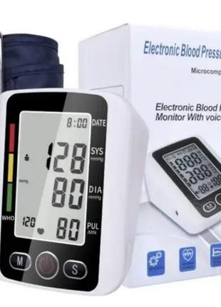 Электронный измеритель давления тонометр на руку electronic blood pressure monitor,плечевой тонометр2 фото