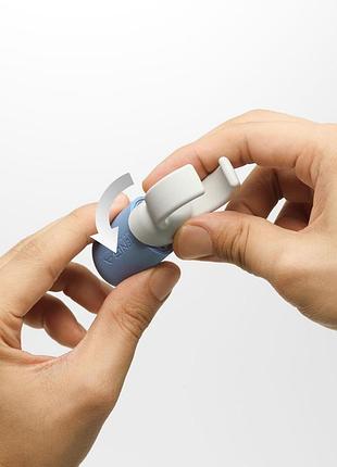 Вибратор на палец tenga svr one blue 4