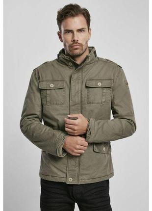 Куртка чоловіча brandit britannia jacket olive оливковий (m) куртка брандит