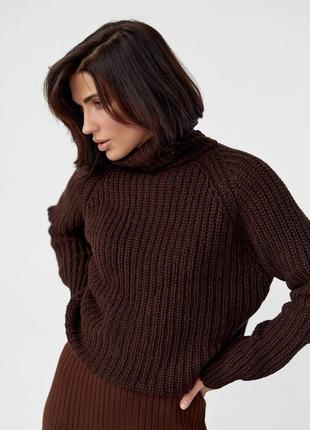 Жіночий светр із рукавами-регланами5 фото