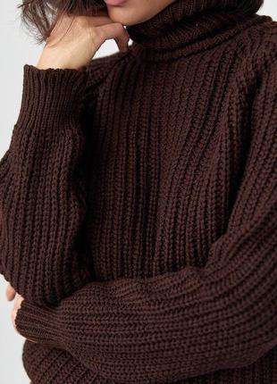 Жіночий светр із рукавами-регланами6 фото