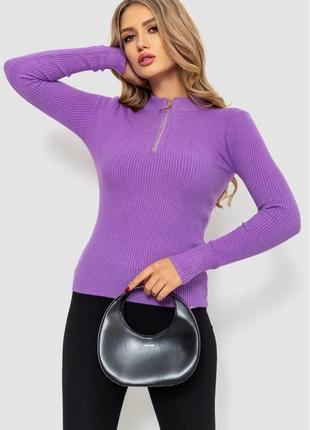 Женская кофта в рубчик