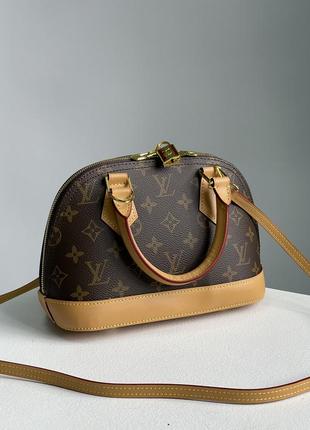 Щоденна вмістка коричнева сумочка від louis vuitton5 фото