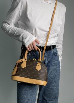 Щоденна вмістка коричнева сумочка від louis vuitton