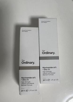 niacinamide 10% 4 zinc 1% освітлювальна сироватка для обличчя