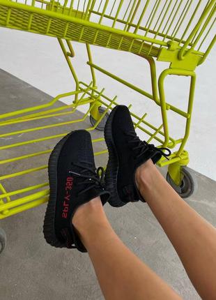 Кроссовки adidas yeezy 350 "sply” black8 фото