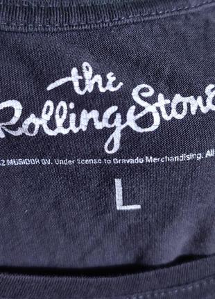 Женская музыкальная футболка rolling stones, размер l (реально м)5 фото