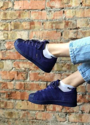 Кросівки adidas superstar в фіолетовому кольорі (36-40)3 фото