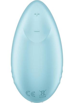 Смарт-вибратор для клитора satisfyer tropical tip light blue 5