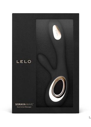 Вибратор-кролик lelo soraya wave black, манящие движения ствола 8