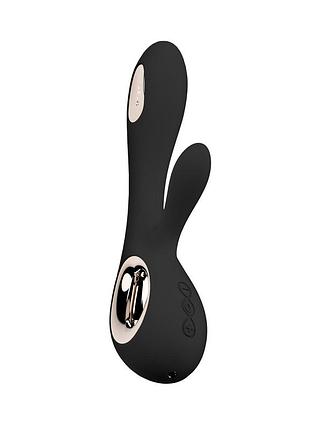Вибратор-кролик lelo soraya wave black, манящие движения ствола 4