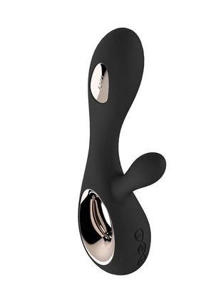Вибратор-кролик lelo soraya wave black, манящие движения ствола 2