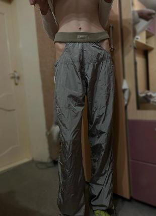 Карго брюки rtm.wear cut-outs в сером цвете5 фото