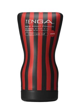 Мастурбатор tenga squeeze tube cup (м'яка подушечка) strong стискається feromon