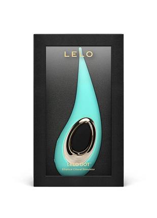 Клиторальный вибратор lelo dot aqua, точечная стимуляция, технология infinite loop 8