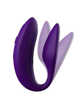 Смарт-вибратор для пар we-vibe sync 2 purple, 10 виброрежимов, пульт ду 3