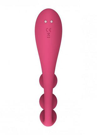 Универсальный вибратор satisfyer tri ball 1, 3 мотора, гнется 5