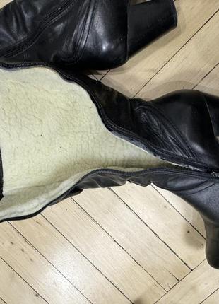 Шкіряні зимові сапоги/ чоботи жіночі 36 розмір4 фото