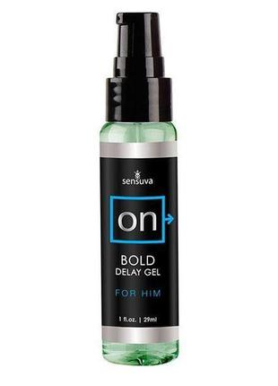 Пролонгатор для мужчин sensuva - on bold (29 мл) со сладко-мятным вкусом