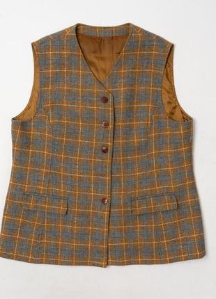 Walbusch harris tweed wool vest&nbsp;мужской жилет