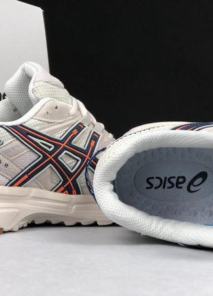 Asics gel-kahana 8 бежевые с оранжевым кроссовками женские кожаные топ качество демисезонные демисезон низкие кожа весенние лицензия кеды3 фото