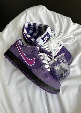 Кросівки nike sb dunk low “purple lobster” premium 💜1 фото