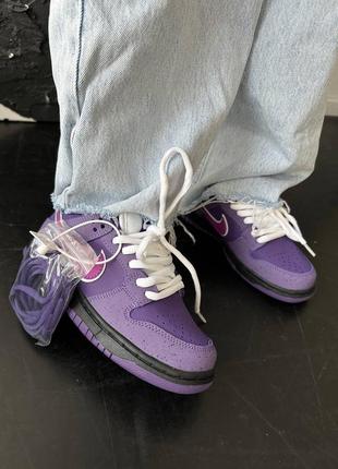 Кроссовки nike sb dunk low “purple lobster” premium 💜8 фото