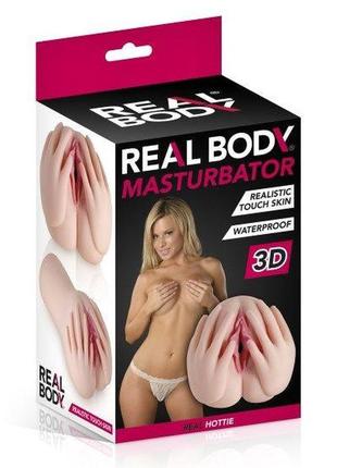 Реалістичний 3d мастурбатор відкрита вагіна real body - the hottie feromon