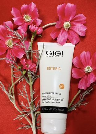 Gigi ester c moisturizer cream spf-20. джи джи дневной увлажняющий крем spf-20. разлив от 20g