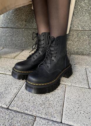 Жіночі черевики dr.martens jadon audrick black (термо)36-37-38-39-408 фото