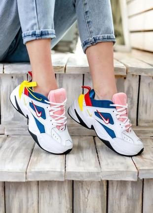 Кроссовки nike m2k tekno blue force multicolor кросівки