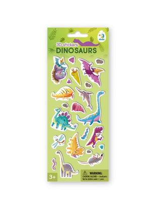 Набір 3d-наклейок "динозаврики" dodo 300846
