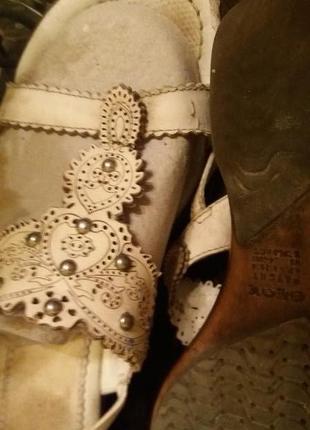 Босоножки удобные красивые обувь geox р.382 фото