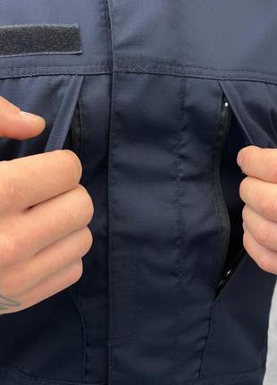 Чоловічий робочий костюм мнс кітель + штани / робоча форма саржа синя розмір m5 фото
