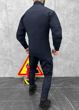 Чоловічий робочий костюм мнс кітель + штани / робоча форма саржа синя розмір m2 фото