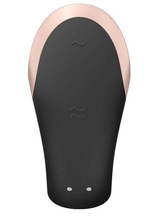 Смарт-вибратор для пар satisfyer double love (black) 4