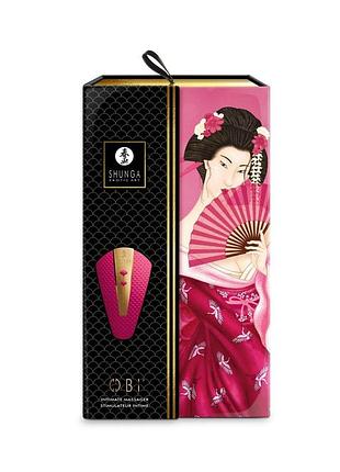Клиторальный вибратор shunga obi raspberry 6