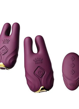 Вибратор для груди zalo nave velvet purple