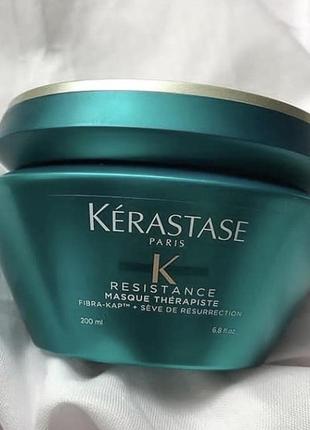 Восстанавливающая маска для поврежденных волос kerastase resistance masque therapiste