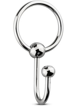 Уретральная вставка с кольцом sinner gear unbendable sperm stopper solid (2,6 см)