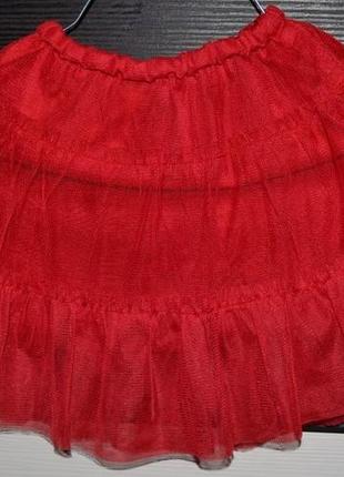 1 - 2 года фирменная юбка пачка для девочки модницы очень яркая и красивая нарядная2 фото