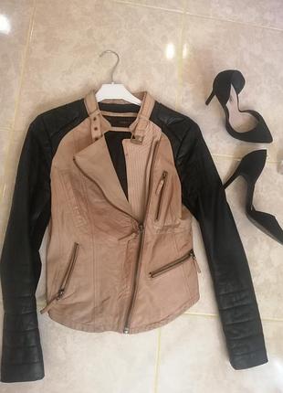 Куртка кожаная