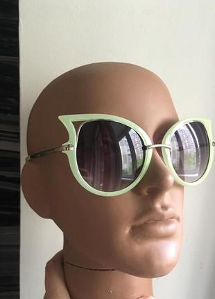 Стильные очки салатного цвета miraton1 фото