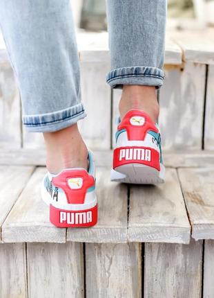 Кросівки кеді puma cali graffiti white letter кросівки, кеди2 фото