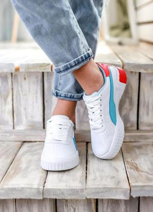 Кросівки кеді puma cali graffiti white letter кросівки, кеди5 фото