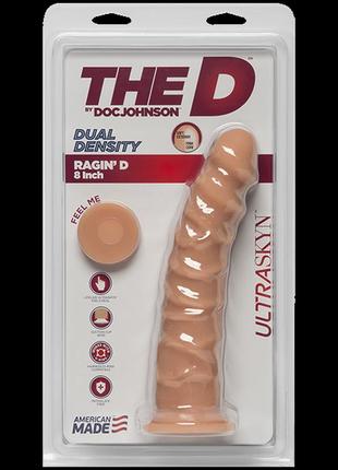 Фаллоимитатор doc johnson the d - ragin d - 8 inch without balls - ultraskyn, диаметр 5,1см 3