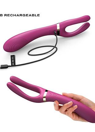 Вибратор-стимулятор dorcel infinite joy plum, многофункциональный, унисекс 4