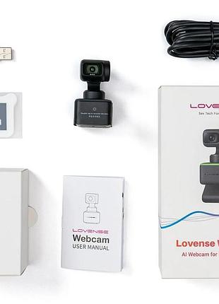 4к веб-камера с искусственным интеллектом lovense webcam, для стрима, активация чаевыми 6